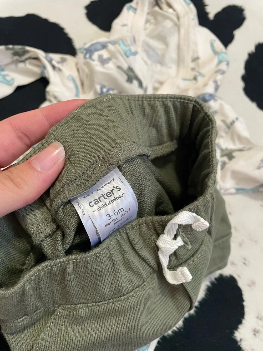 2/$12 Dinosaur Hooded Shirt and Green Pants Outfit